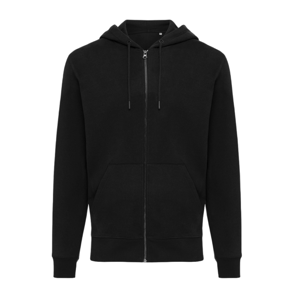 IQONIQ Abisko recycled cotton zip through hoodie