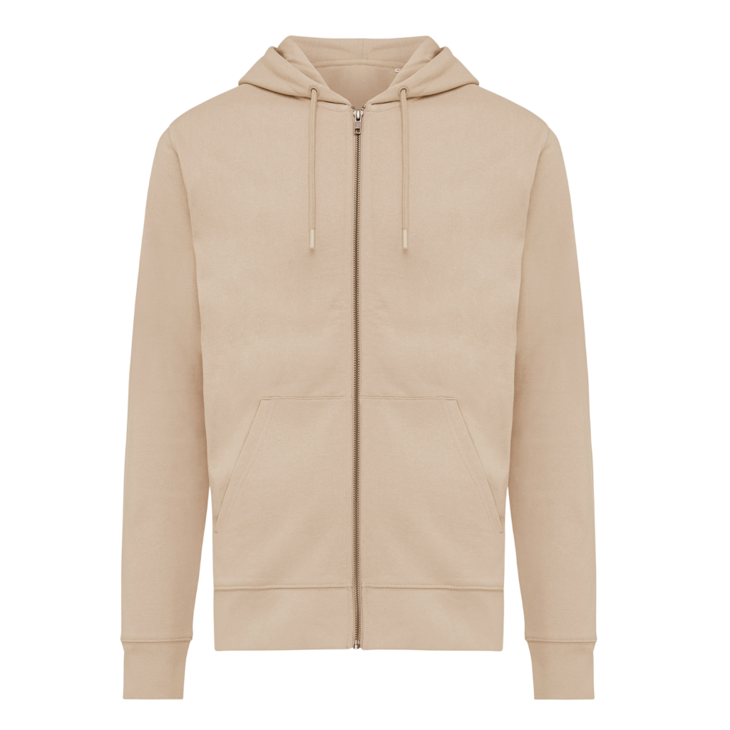 IQONIQ Abisko recycled cotton zip through hoodie