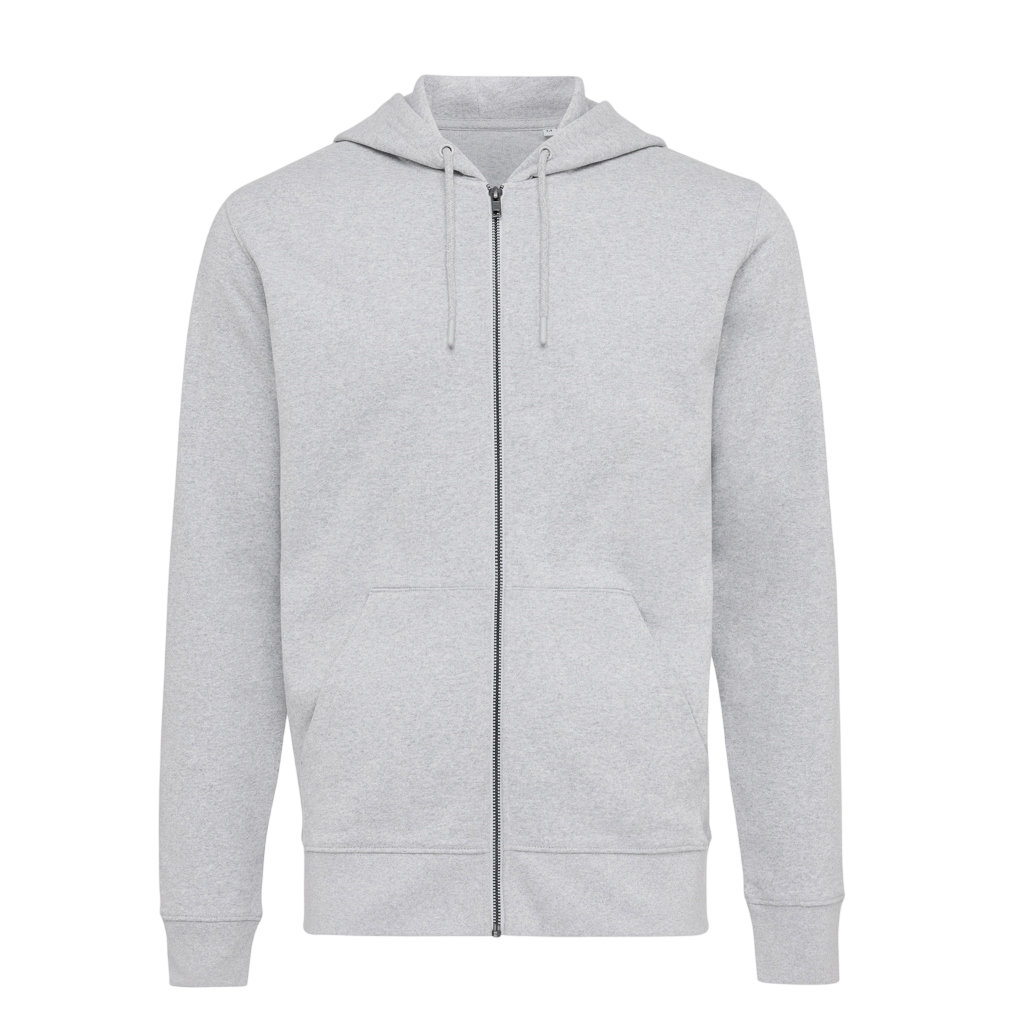 IQONIQ Abisko recycled cotton zip through hoodie