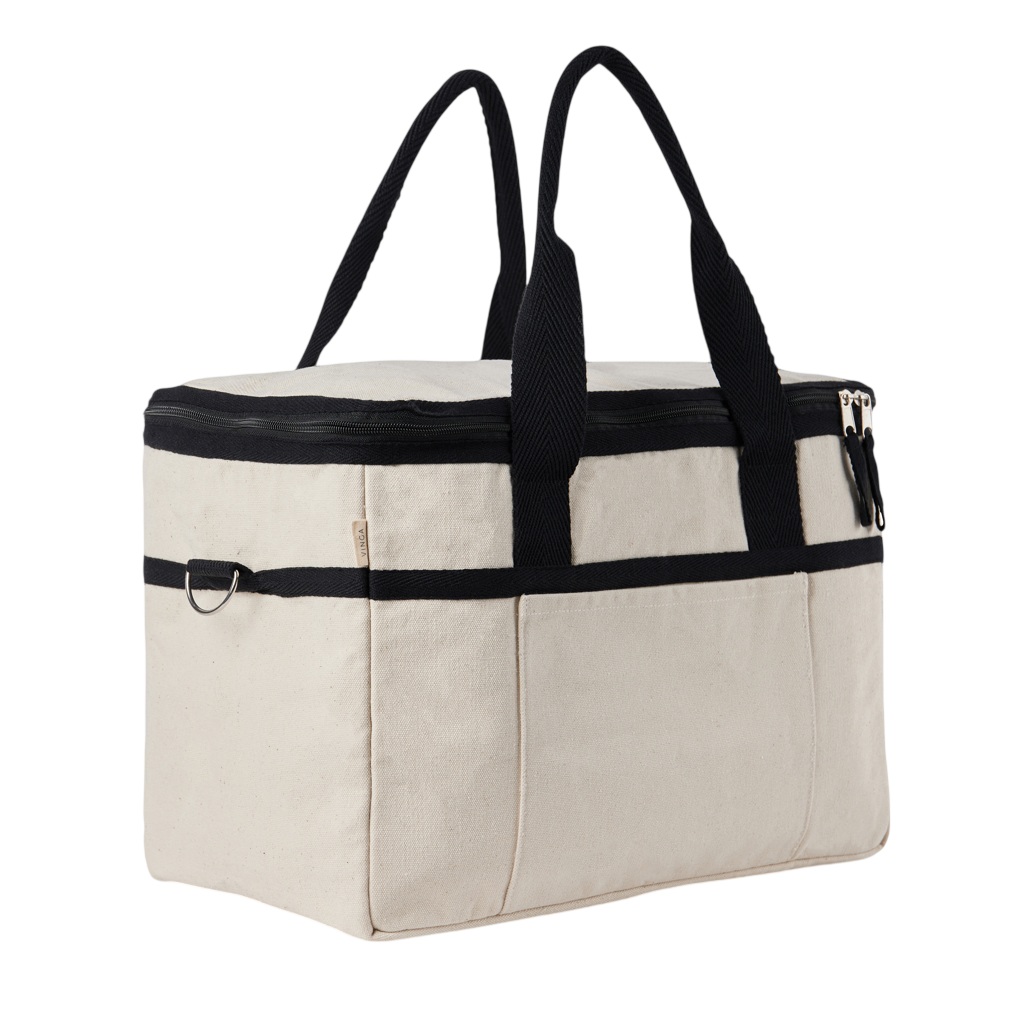 VINGA Volonne AWARE™ recycled canvas cooler basket