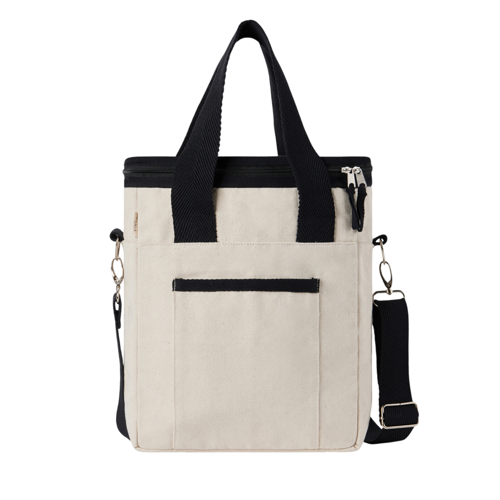 VINGA Volonne AWARE™ recycled canvas cooler tote bag