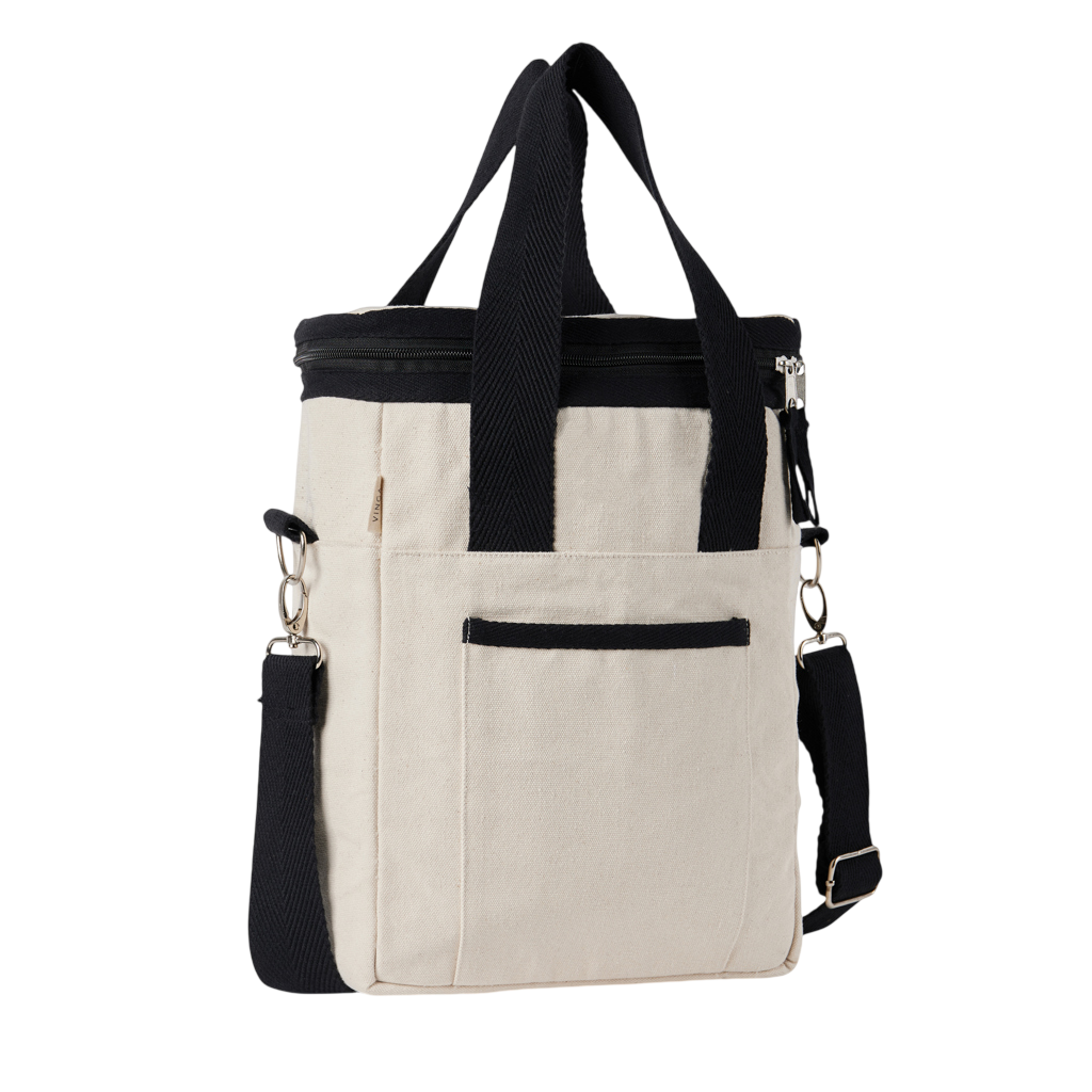 VINGA Volonne AWARE™ recycled canvas cooler tote bag