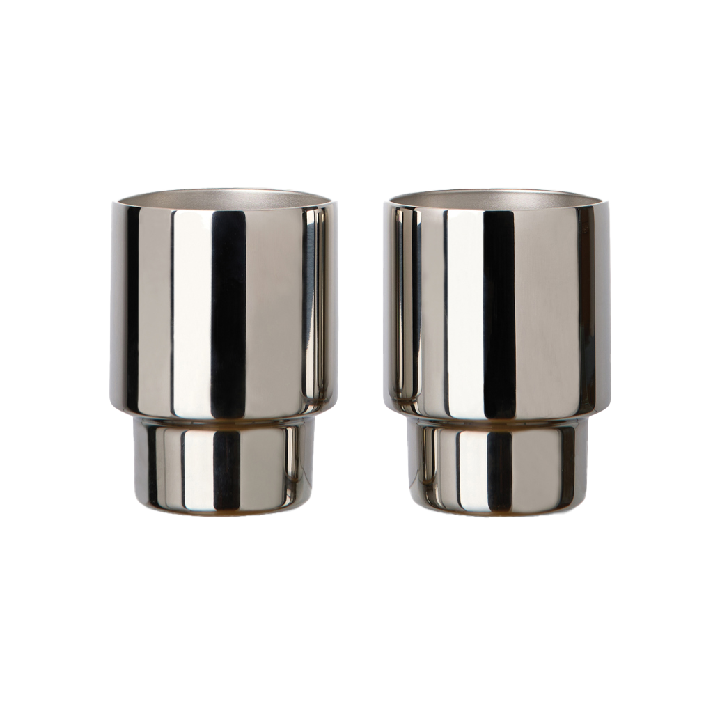 VINGA Nagano RCS recycled SS mugs, set of 2