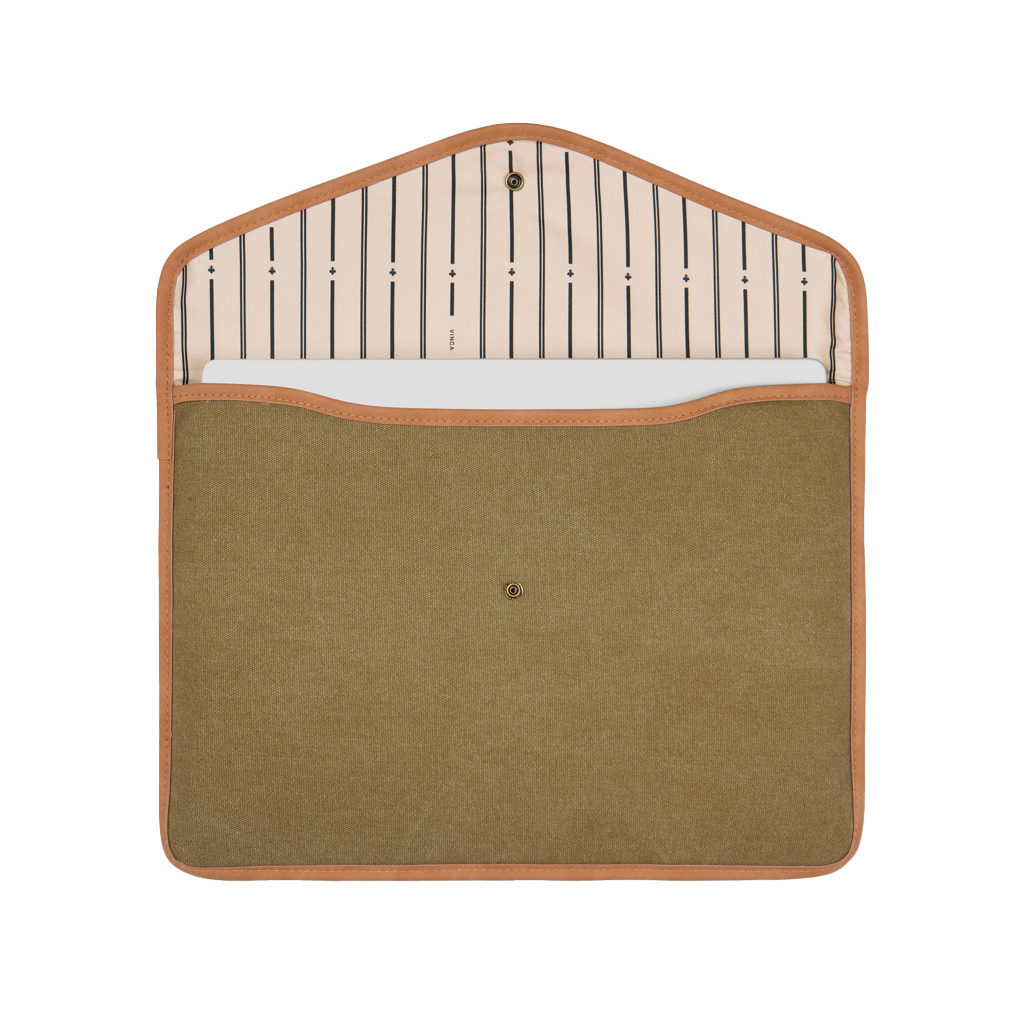 VINGA Bosler GRS recycled canvas 16" laptop sleeve