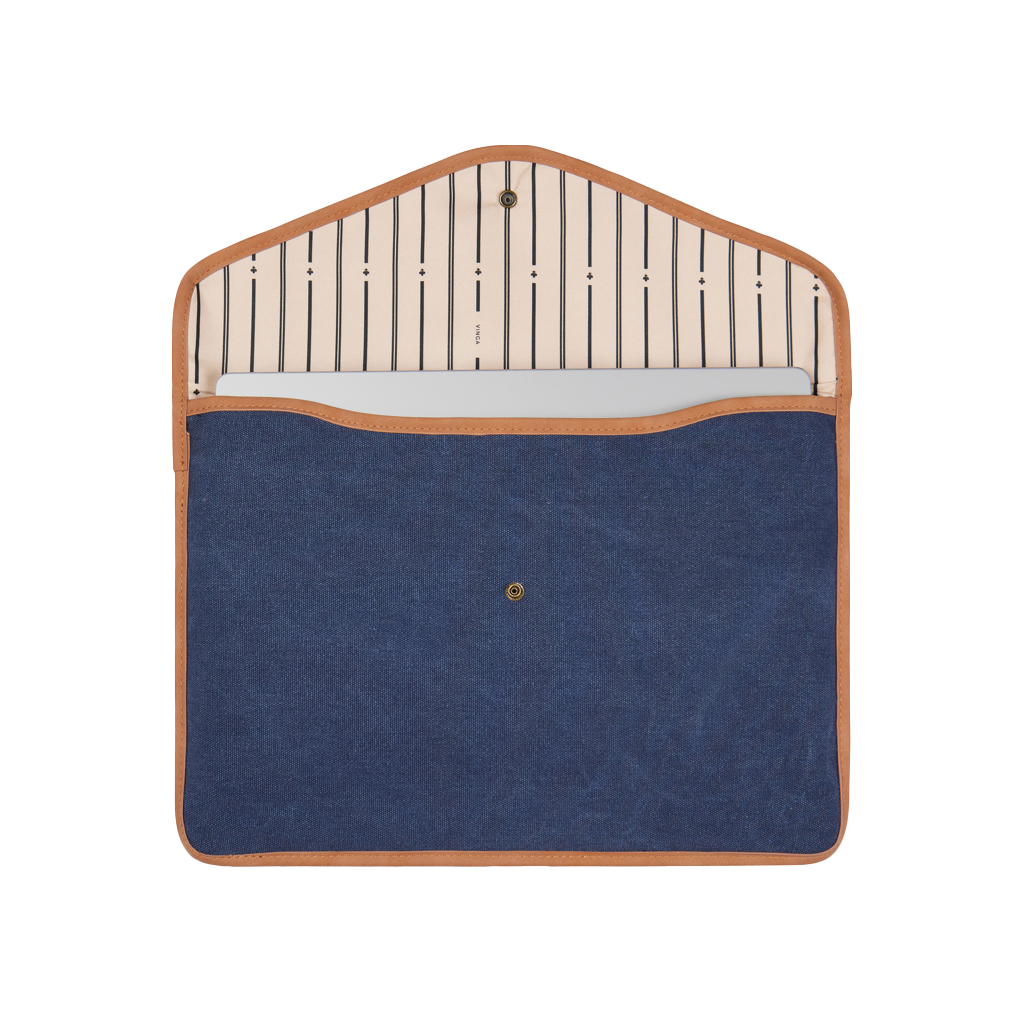VINGA Bosler GRS recycled canvas 16" laptop sleeve