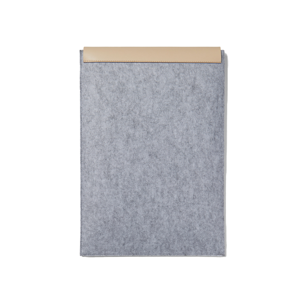 VINGA Albon GRS recycled felt 17" laptop sleeve