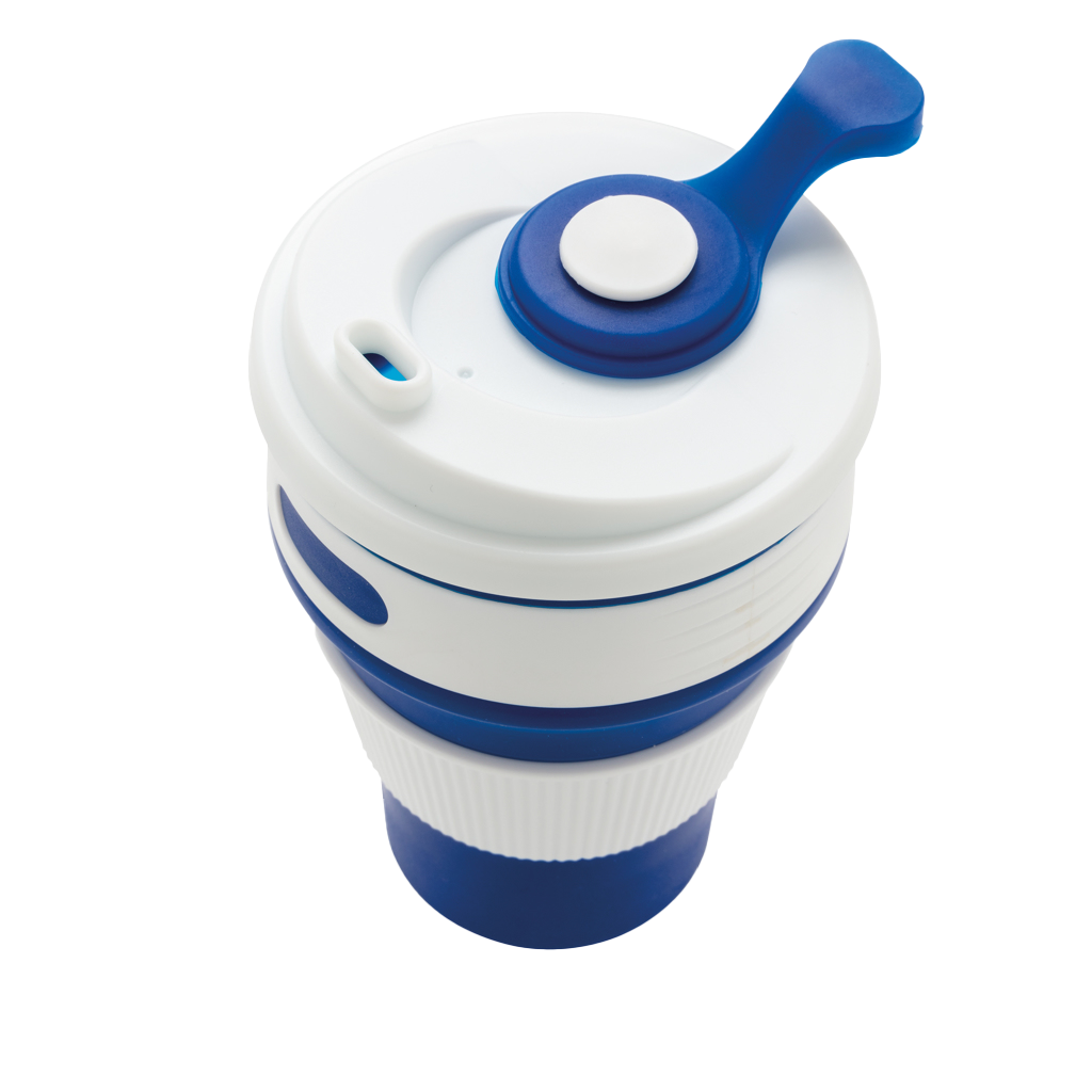 Foldable silicone cup
